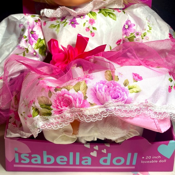KIDS STUFF ISABELLA DOLL REALISTIC DOLL 20 INCH NEW - Picture 8 of 10
